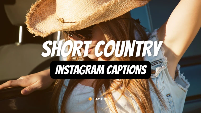 Short Country Captions for Instagram